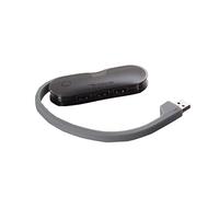 Targus ACH112EU - Hub USB de 4 Puertos, Color Negro/Gris