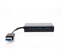 Targus ACH122USZ 3 puertos USB/Ethernet Combo Hub - USB - externo - 3 puertos USB - 1 puerto (s) de red (RJ-45) - 3 puertos USB 3.0