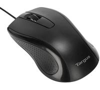 Targus Ratón ambidextro AMU81AMGL Óptico 1000 DPI USB tipo A Antimicrobiano Negro