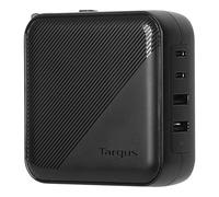 CARGADOR ADAPTADOR TARGUS 100 W GAN CHARGER - MULTI PORT - WITH TRAVEL ADAPTERS