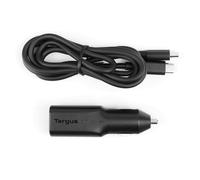 Cargador coche - Targus APD39EU, Universal, Negro