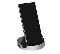 Targus Base Universal USB-C para teléfonos, Soporte para móvil con Puerto HDMI y Puertos USB, Base hub con Lector y Grabador de Tarjetas Micro SD - Negro, AWU420GL