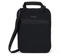 Targus Bolsa Vertical para portátil de Viaje Profesional con Asas Ocultas, Correa de Hombro Cruzada, Acolchado Protector para portátil de 12 Pulgadas, Negro (TSS912)