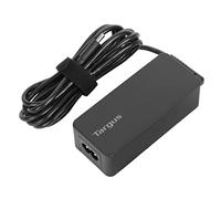 Targus Cargador USB-C de 45W, cargador universal para portátiles, tabletas y teléfonos USB-C*, cargador largo con protección contra daños - Negro, APA106EUZ