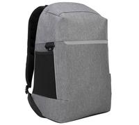 Targus Mochila CityLite Security, Mochila Grande Ideal para el Trabajo, Mochila antirrobo con Material RFID para portátiles de hasta 15,6” - Gris, TSB938GL