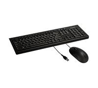 Targus Corporate HID Keyboard and Mouse - Teclado (USB, QWERTY, Óptico, 457,2 x 74,6 x 38,1 mm, 74,6 x 120,65 x 38,1 mm)