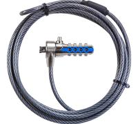 Targus DEFCON T-Lock Resettable Combination Cable Lock for Laptop Computer and D