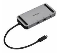 Targus DOCK429GL - Base móvil USB 4 de Doble Video, Paso de 140 W, HDMI Dual 4K, único 8K, estación de Acoplamiento USB-C para Windows, MacBook y Thunderbolt