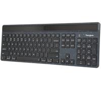 Targus Ecosmart - Teclado - Energía Sostenible - Antimicrobial - Retroiluminado - Inalámbrico - Bluetooth 5.0 - QWERTY - Alemán - Interruptor de Teclado: Scissor-Key - Negro