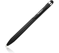 Targus Lápiz óptico y bolígrafo 2 en 1 Stylus & Pen, lápiz táctil Antimicrobiano, lápiz Universal para teléfonos Inteligentes y Pantallas táctiles - Negro, AMM163AMGL