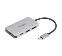 Targus Hub multipuerto, Adaptador USB con 2 Puertos USB-A y 2 Puertos USB-C, hub