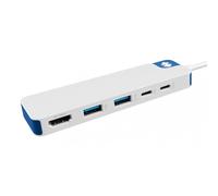 Targus - HyperDrive Alámbrico USB 3.2 Gen 1 (3.1 Gen 1) Type-C Blanco - HD4101BUGL