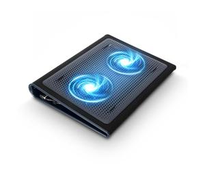 Targus Lap Chill Mat - Base de refrigeración (2.0, Negro, Gris, 383,54 x 304,8 x 55,88 mm, 1,2 kg, Neopreno)