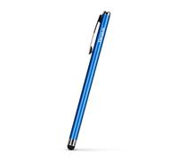 Targus - Lápiz capacitivo para tablets y smartphones, Apple iPad, Samsung Galaxy y todos los dispositivos de pantalla táctil con punta fina de goma duradera, color azul metalizado (AMM1203US), talla S