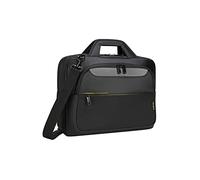 Targus Maletín para portátil de Entre 15 y 17,3 Pulgadas con Cierre Superior CityGear, Funda Ligera para el día a día, Protector de Ordenador - Negro, TCG470GL