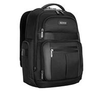 Targus Mochila Elite de 15"-16", Mochila de Trabajo con Espalda y Asas de Malla Transpirable, Negro, TBB618GL