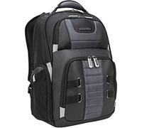 Targus Mochila para portátil de 11,6-15,6" DrifterTrek con Puerto de Paso USB para Cargar Dispositivos, Mochila de Trabajo y Ocio, Mochila ergonómica - Negro, TSB956GL