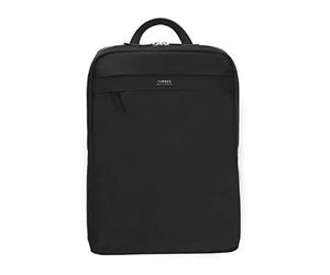 Targus Mochila para portátil Newport Ultra Slim de 15", mochila de trabajo convertible en bolso de mano, mochila para ordenador de diseño hidrófugo - Negro, TBB598GL