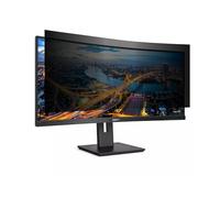 Targus - Pantalla de privacidad 4Vu para monitores curvos de 34 pulgadas - Protector antirreflejos - Lados brillantes y mate con fácil instalación - AST106GLZ