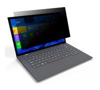 Targus Pantalla de privacidad 4Vu para monitores infinitos de 24 pulgadas de borde a borde 16:10 - Protector antirreflejos - Lados brillantes y mate con 3 métodos de fijación - ASF240W1EMGL