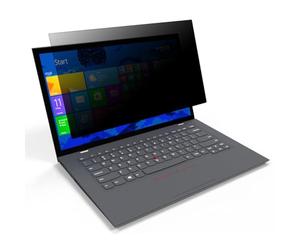 Targus Pantalla de privacidad 4Vu para monitores infinitos de 24 pulgadas de borde a borde 16:10 - Protector antirreflejos - Lados brillantes y mate con 3 métodos de fijación - ASF240W1EMGL