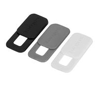 Targus Tapa de privacidad para Webcam Spy Guard (3 Unidades), Protector de cámara fácil de Instalar, Cubre cámara antiespías Fino y Deslizante - Negro, AWH025GL