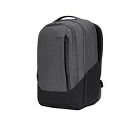 Targus TBB58602GL Mochila Hero Cypress 15.6" con Ecosmart - Gris Hecho de 26 Botellas de Agua de plástico recicladas Bandolera ergonómica Acolchada