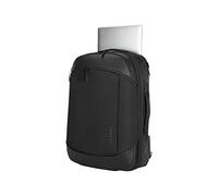 Targus TBB612GL Mochila EcoSmart Mobile Tech Traveler XL de 15,6", mochila para portátil ampliable, mochila de trabajo apta como equipaje de mano - Negro