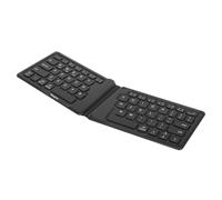 Targus Teclado ergonómico Plegable Bluetooth conexión inalámbrica para Ordenador portátil, Tableta, Smartphone Antimicrobiano (Reino Unido)