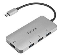 Targus - ACH226EU hub de interfaz USB 3.2 Gen 1 (3.1 Gen 1) Type-C 5000 Mbit/s Plata