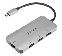 Targus ACH226EU hub de interfaz USB 3.2 Gen 1 (3.1 Gen 1) Type-C 5000 Mbit/s Plata