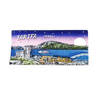 Tarifa Cádiz España 3D imán de nevera regalo recuerdo, resina hecha a mano Tarifa imán para nevera hogar y cocina decoración colección
