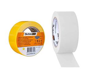 Tarifold 1 Cinta Adhesiva Suelo, Señalización, Seguridad, Color Amarillo-Rollo 50Mm X 33M, 50 Mm X 33 M+ 1 Cinta Para Suelo, Adhesiva Señalización, Seguridad