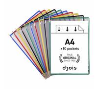Tarifold 114009 - Pack de 10 fundas con pivotes, de PVC