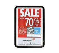 Tarifold 193957 - Pack de 2 marcos magnéticos adhesivos, A3, color negro