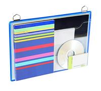 Funda para colgar tarifold din a4 anilla metalica formato horizontal pack de 5 unidades color azul