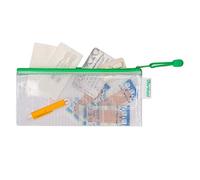 Tarifold 509045 bolsillo de cremallera Zipper, DIN largo, PVC, verde