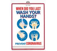 TARIFOLD Es 154063 - Pack de 5 Fundas A4 porta-anuncios y documentos con cierre Hermético - Dry pocket - incluye anilla plástica- marco color Rojo