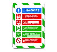 Tarifold Es 194925- Pack de 2 Marcos magnéticos Señales A4, Magneto Seguridad- señalización Salida Emergencia/Salvamento -dorso totalmente imantado - color Verde/Blanco, 2 u.