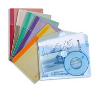 Tarifold Es 510289 - Pack de 6 Sobres plásticos formato A6, Alta resistencia y cierre por velcro, colores surtidos 6 uds.