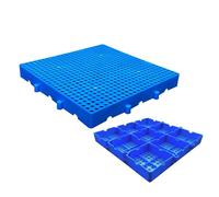 Tarima De Plástico Azul Ventilada Y Transpirable,Tarimas De Plástico,Tarimas De Polietileno HDEP,Tarimas De Suelo Encajables Resistentes A La Humedad,Aptas for Garajes,Supermercados Y Sótanos(40x40cm(