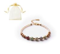 Tarini Gallery Rakhi único para Brother Bhai Bhabhi Bhaiya Bhatija Veer Thread Bracelet Rakhee for Indian Traditional Festival Raksha Bandhan with Greeting Card Gift Pack in Pouch/Potli Bag, One Size