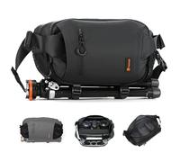 TARION Bolsa Cámara Bandolera Impermeable - Expandible Mochila Fotografía 5L con Soporte Trípode - Almacenaje DSLR Tableta Senderismo SLR XProber