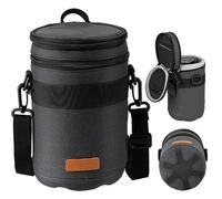 TARION Bolsa para Lentes Bolsa para Lentes con Fondo rígido, a Prueba de Golpes, Repelente al Agua Bolsa Protectora para Lentes