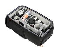 TARION Bolsillo interior para cámara de fotografía: compartimento interior para mochila, morral profesional fotográfico acolchado SLR con manta extraíble para objetivos DSLR Reflex ShellCore