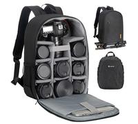 TARION Camera Bag DSLR Camera Backpack with Waterproof Raincover Laptop Compartment Photography Backpack Case Photo Bag for Women Men Photog