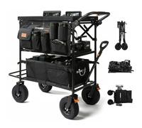 TARION Carro de Fotografía Plegable con Ruedas: Titanrig Cart Pro con Ruedas Neumáticas Ligero Fácil de Montar y Desmontar Compacto para el Transporte con Plataforma Extensible