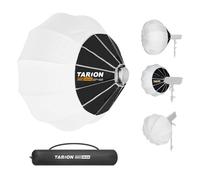 TARION Lanterne Softbox Avec Monture Bowens - 85cm Boule Diffuseur Pliable 270° Avec Speedring Aluminium Montage Rapide pour Photo Vidéo SP-85 SOFTBEAM