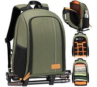 TARION Mochila Camara Bolsa Fotografia: Mochila Fotografia Impermeable Camera Reflex Digital DSLR con Compartimento para Portátil 15'' Pequeña TB-02 (Verde)
