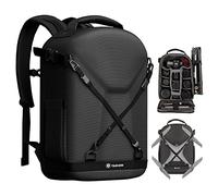 TARION mochila para cámara estuche para cámara con carcasa rígida a prueba de golpes resistente al agua y a la abrasión bolso para cámara con compartimento para portátil de 14,5 pulgadas TRH
